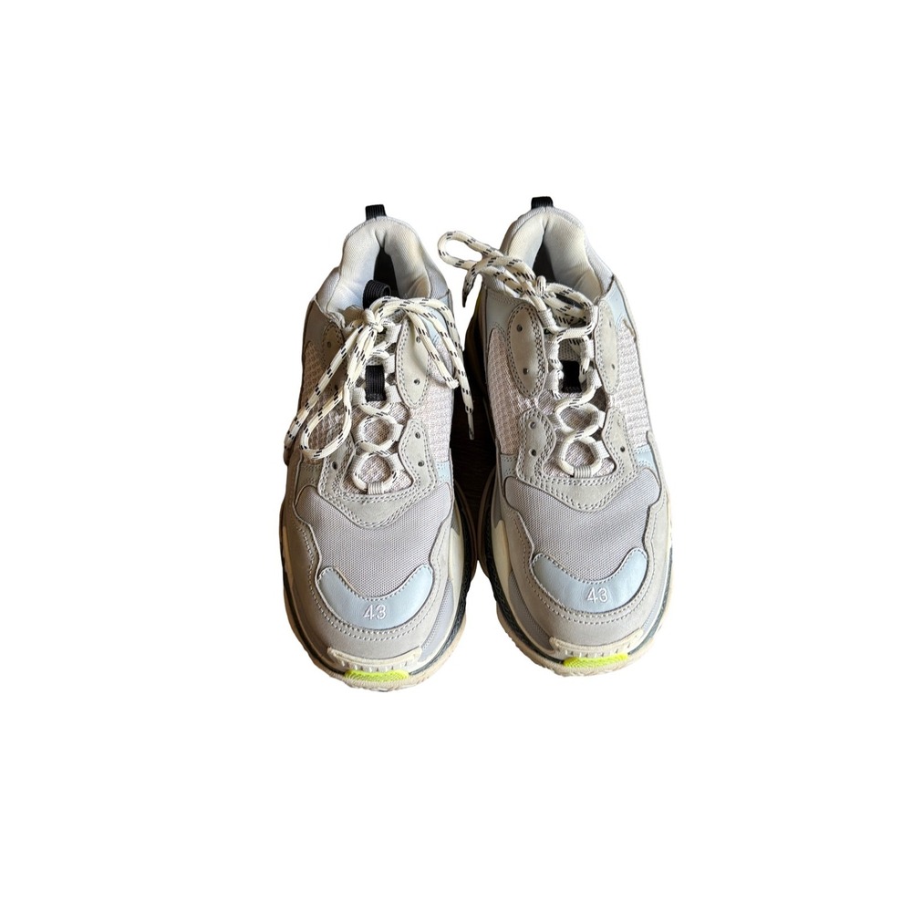 Balenciaga Triple S Grey White Sneaker Size Men US 10 EU 43 Chunky